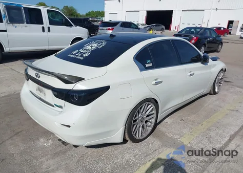 2016 Infiniti Q50 3.0T Premium из США, поврежденный, VIN JN1EV7AP3GM302853